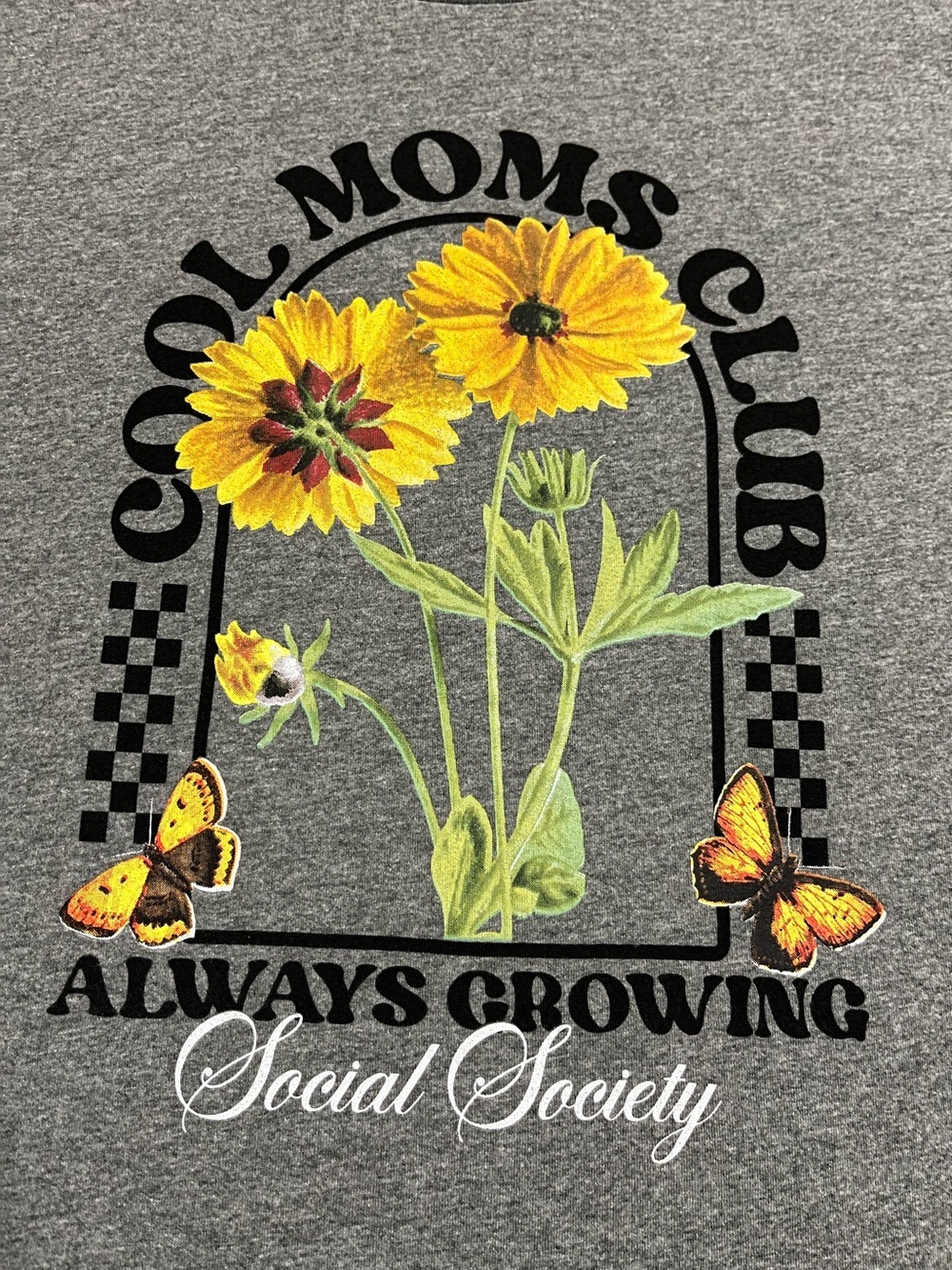 Cool Moms Club Sunflower Graphic Tee - Picture 2 of 8